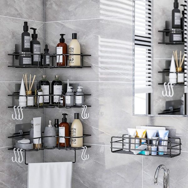 Aitatty Shower Caddy Shelf Organizer Rack: Self Adhesive Black Bathroom  Shelves - Rustproof No-Drilling Stainless Steel Shower Storage for Inside  Shower - Coupon Codes, Promo Codes, Daily Deals, Save Money Today